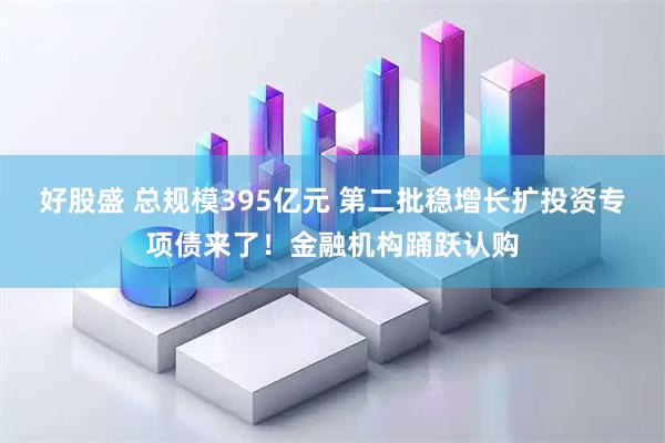 好股盛 总规模395亿元 第二批稳增长扩投资专项债来了！金融机构踊跃认购